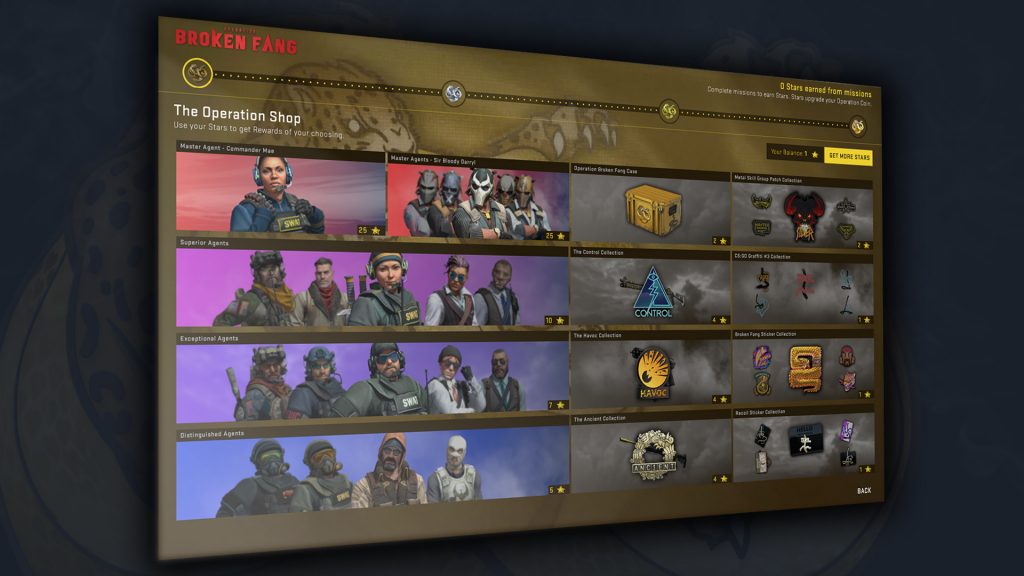 Check out New CS:GO Operation: Broken Fang