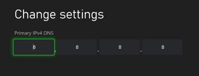 xbox series s and xbox series x dns settings