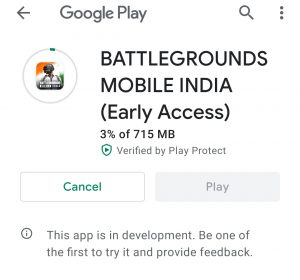 Battleground Mobile India apk size