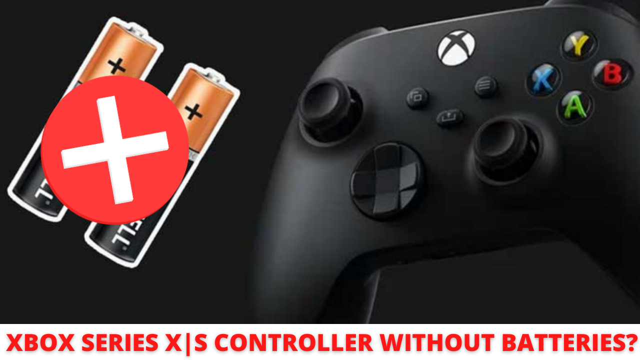 Xbox Series X and S Controller Without Batteries